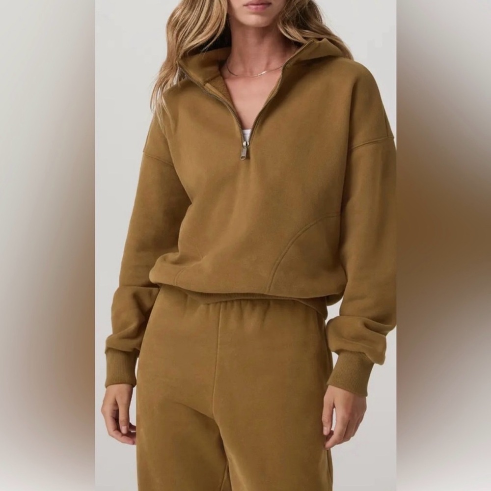 Vuori Restore Half-Zip Hoodie Rum XS